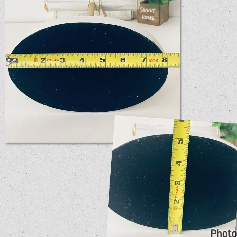 NWT Made in Thailand Gorgeous 15” Tall jewelry 2 rods Oval Tray holder Organizer